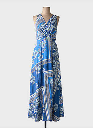 Robe courte bleu MORGAN femme