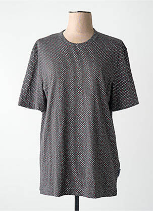 T-shirt coupe droite manches courtes gris TOM TAILOR homme