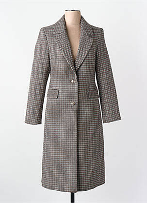 Manteau long marron MORGAN femme