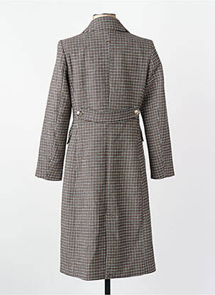 Manteau long marron MORGAN femme