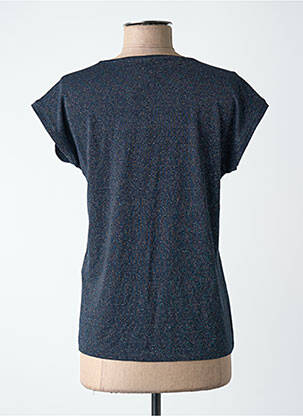 T-shirt col rond bleu PIECES femme