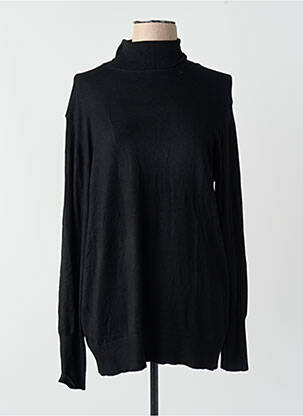 Pull col roulé col roulé noir CARMAKOMA femme