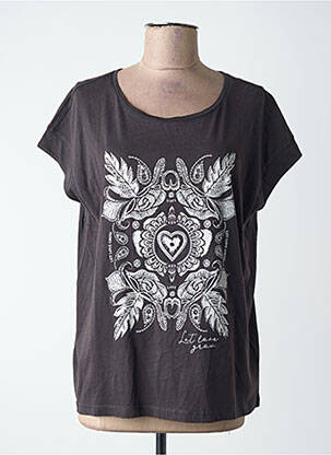 T-shirt gris STREET ONE femme