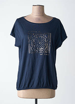 T-shirt bleu STREET ONE femme