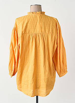 Chemisier jaune MANGO femme