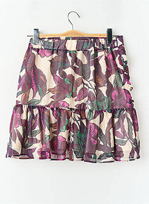 Jupe courte multicolore MORGAN femme