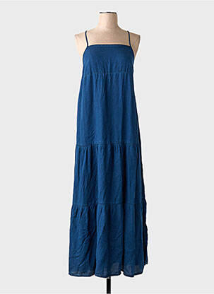 Robe courte bleu MANGO femme