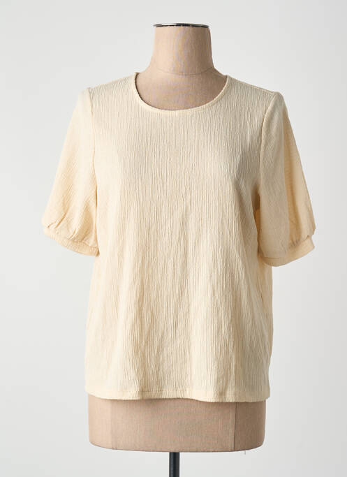 T-shirt coupe droite beige VERO MODA femme