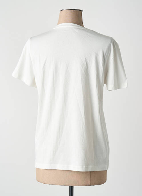 T-shirt coupe droite manches courtes blanc TOM TAILOR femme