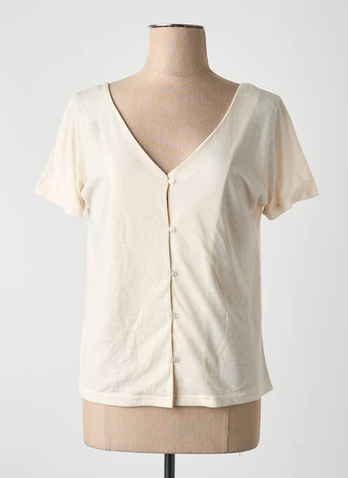 T-shirt beige VERO MODA femme