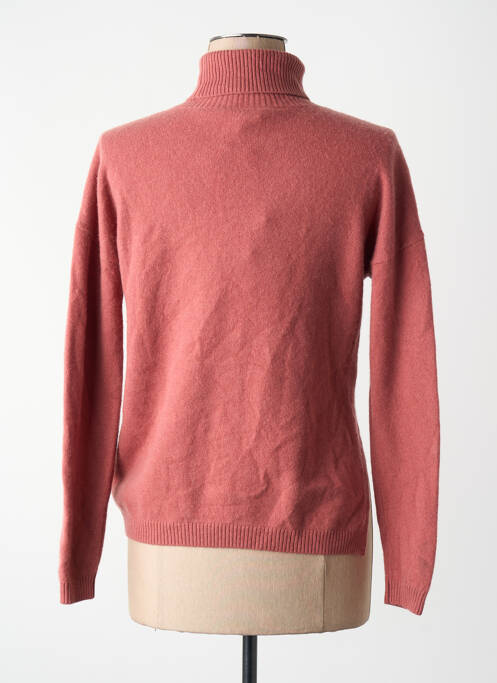 Pull col roulé marron KOCCA femme