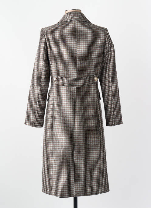 Manteau long marron MORGAN femme