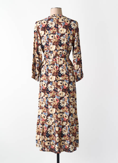 Robe longue marron TOM TAILOR femme
