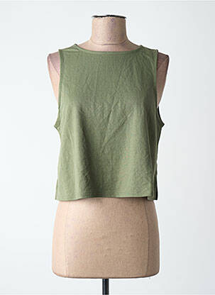 Débardeur vert MANGO femme