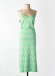 Robe courte vert MANGO femme