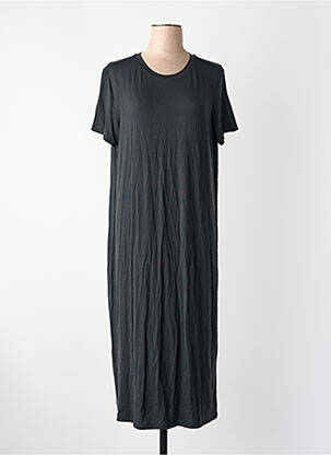 Robe courte col rond noir VERO MODA femme