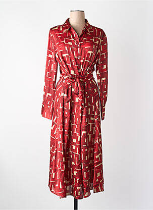 Robe longue rouge MANGO femme