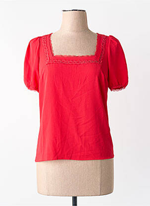 T-shirt rouge NAF NAF femme