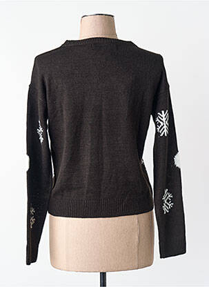 Pull col rond manches longues noir VERO MODA femme