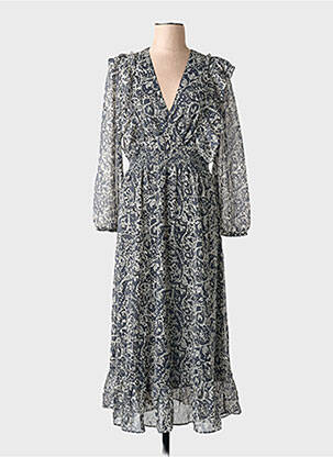 Robe longue noir MANGO femme