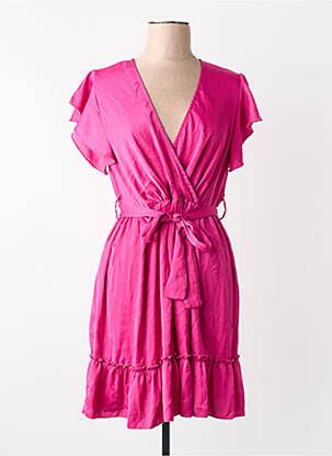 Robe mi-longue rose JS MILLENIUM femme
