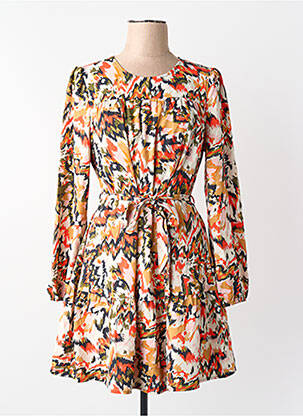 Robe longue orange ONLY femme
