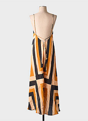 Robe courte marron MANGO femme