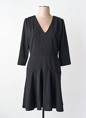 Robe mi-longue noir MORGAN femme