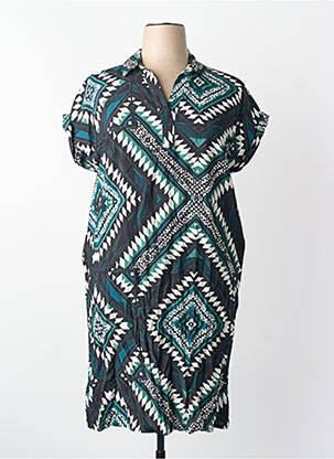 Robe mi-longue vert STREET ONE femme
