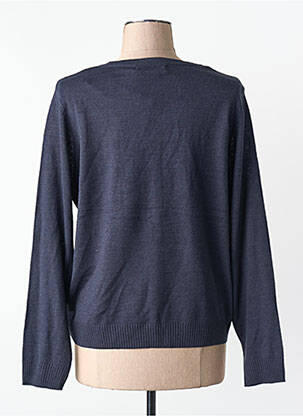 Pull col rond manches longues bleu ONLY femme