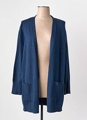 Gilet manches longues bleu STREET ONE femme