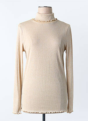 Pull col roulé or MOLLY BRACKEN femme