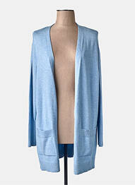 Gilet manches longues bleu STREET ONE femme