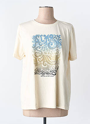 T-shirt beige GARCIA femme