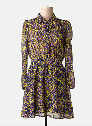 Robe mi-longue multicolore MORGAN femme
