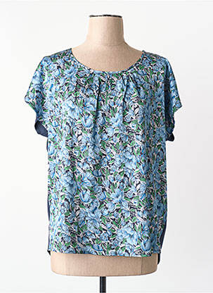T-shirt bleu MORE & MORE femme