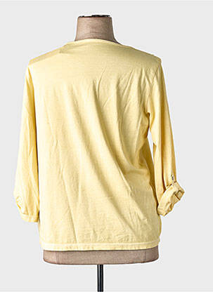 T-shirt jaune TOM TAILOR femme