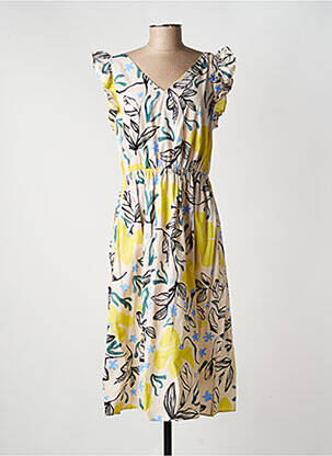 Robe mi-longue blanc PAUL SMITH femme