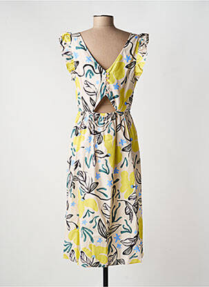 Robe mi-longue blanc PAUL SMITH femme