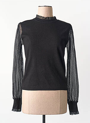 Pull noir MORGAN femme