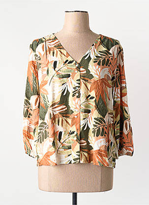 Blouse marron TOM TAILOR femme