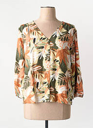 Blouse marron TOM TAILOR femme