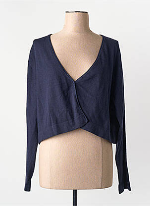 Gilet manches longues bleu STREET ONE femme