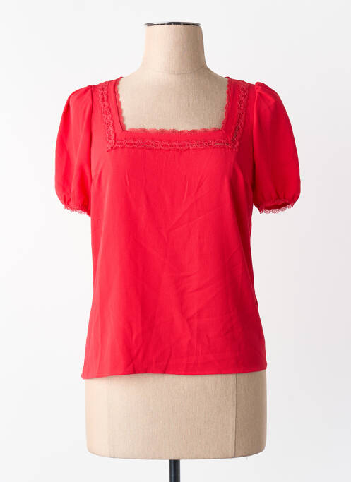 T-shirt rouge NAF NAF femme