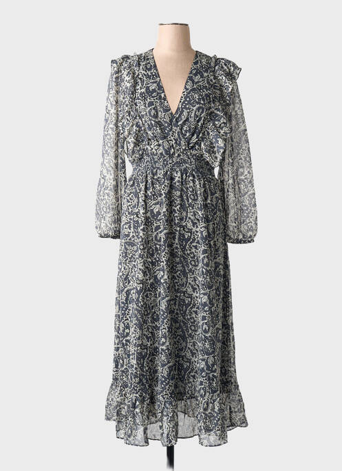 Robe longue noir MANGO femme