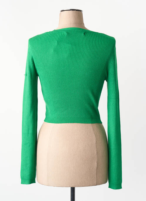 T-shirt col rond vert ONLY femme