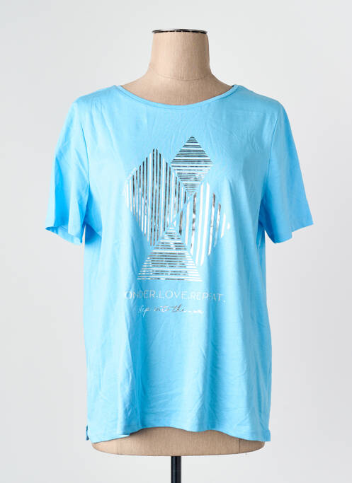 T-shirt bleu STREET ONE femme
