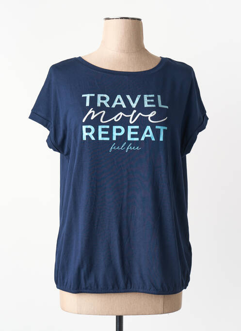 T-shirt bleu STREET ONE femme