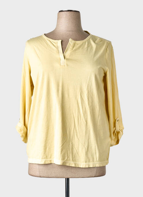 T-shirt jaune TOM TAILOR femme