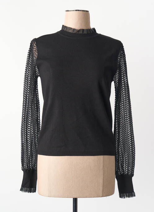 Pull noir MORGAN femme